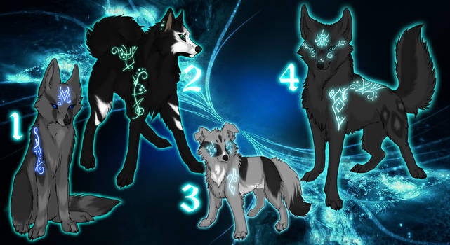 Wolf Adoptables Light Guardians