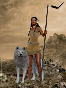 Indian spirits - White Wolf