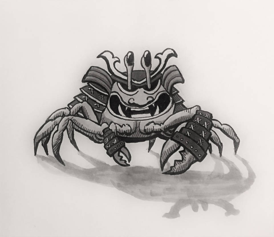 Sameri Crab Samurai Crab by onlygoodart on DeviantArt