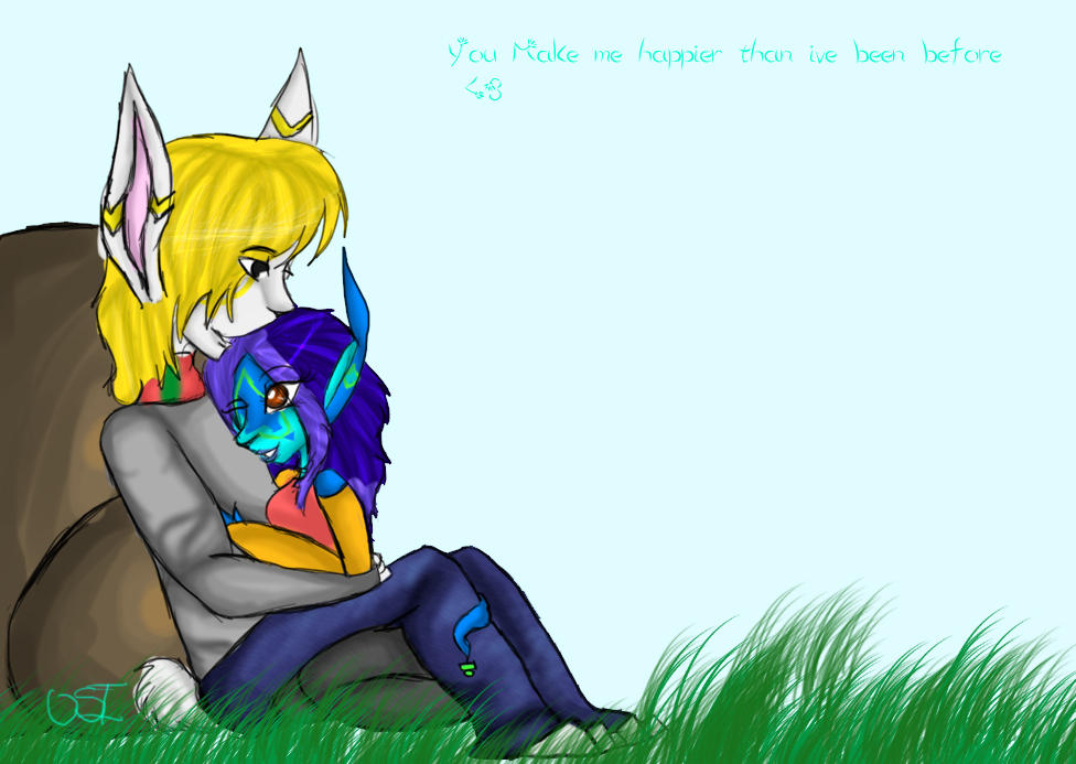 Cuddling moment -fanart- by usindila on DeviantArt