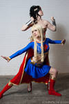 Wonder Woman and Supergirl by ivettepuig
