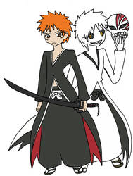 Hichigo and Ichigo