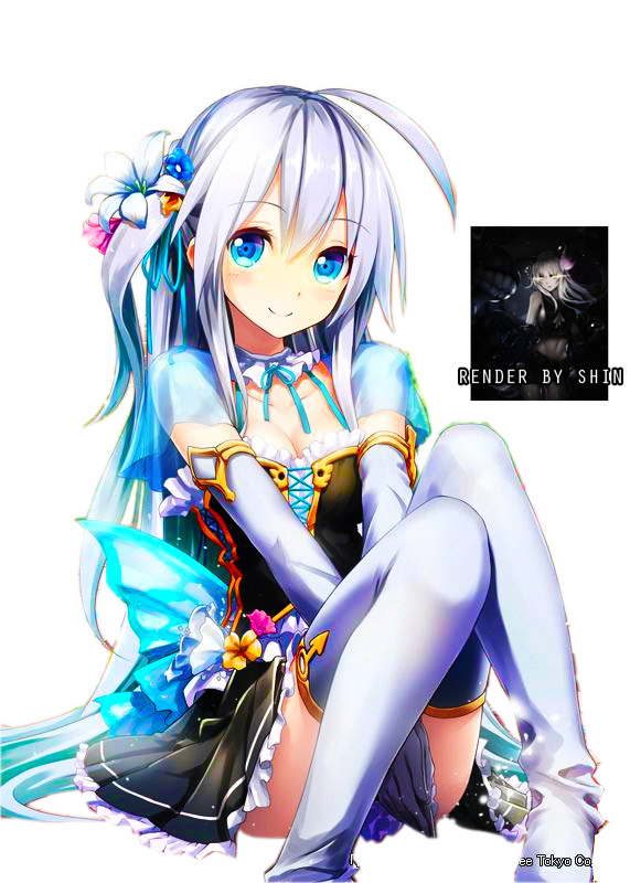 Kawaii Anime Girl Render by ChristieDA on DeviantArt