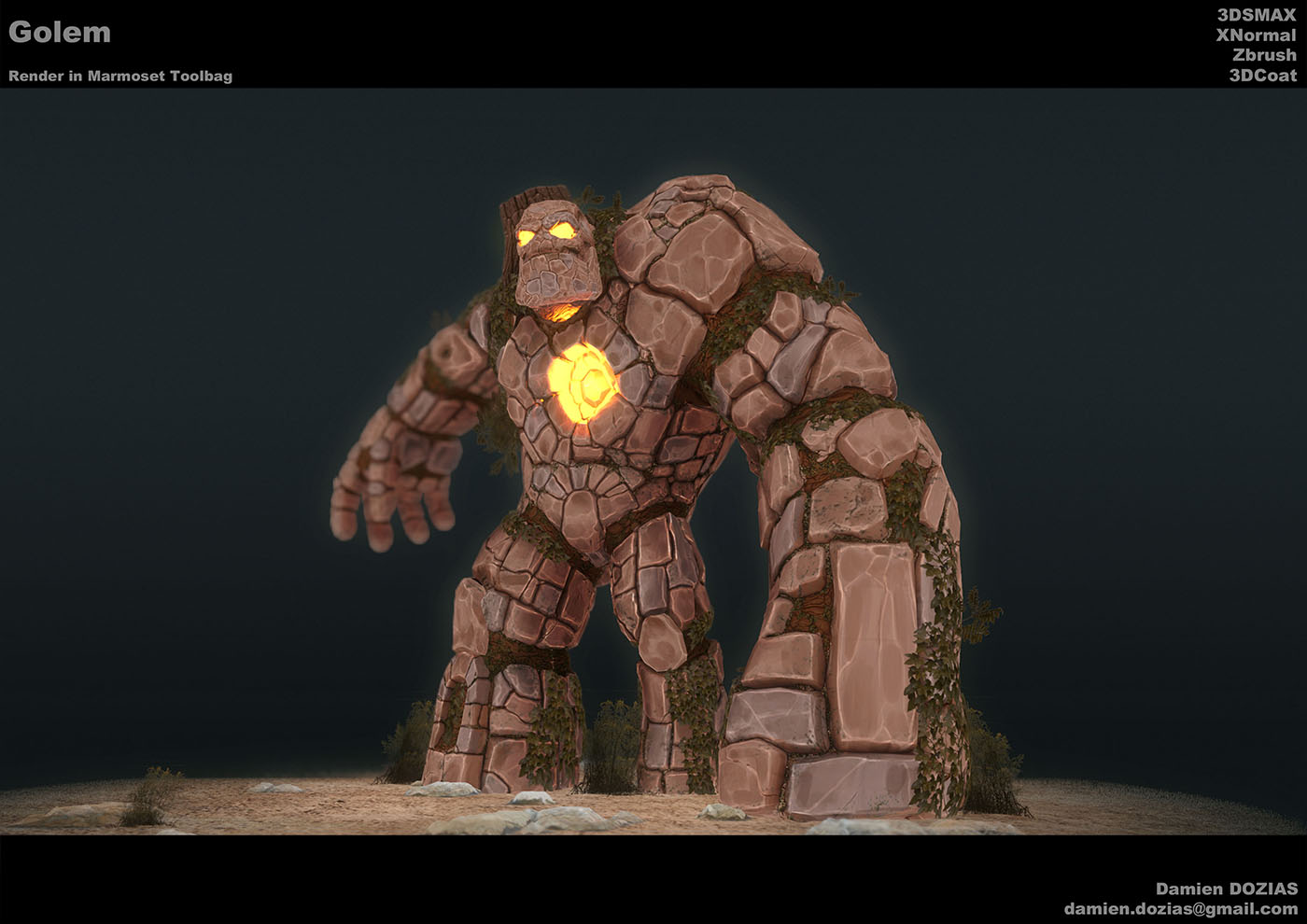 Golem Cartoon version