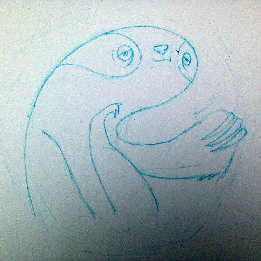 Sloth Profile Detailed Concept High Contrast by DbauchdSloth on DeviantArt