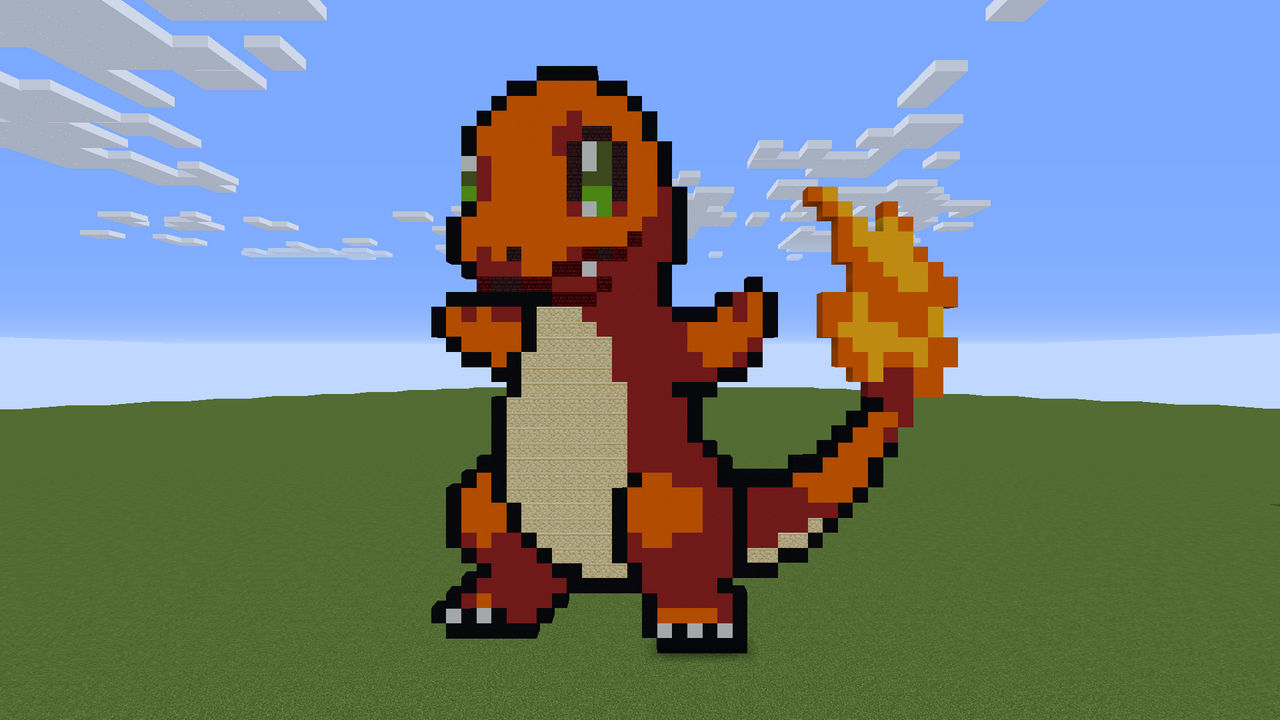 Minecraft Charmander Pixel Art By Pikachugamingmc On Deviantart Minecraft Charmander Pixel Art By Pikachugamingmc On Deviantart