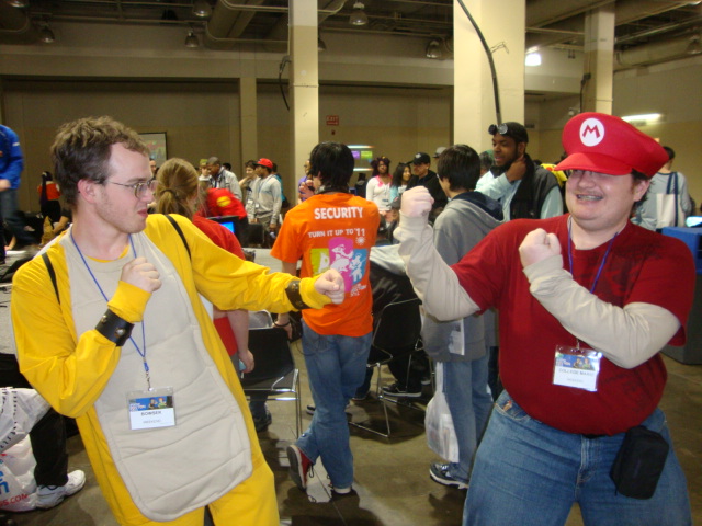 College Mario vs Bowser