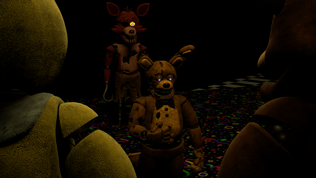 Spring Lock Scene FNAF MOVIE/C4D/SPOILER||Springlock Scene 2/4|| by ELFOXYPROYT on DeviantArt