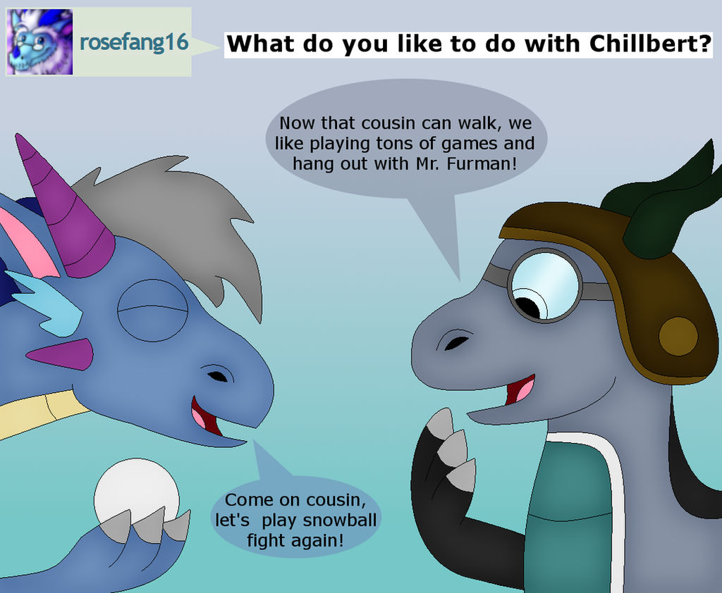 Ask Windiego #5: Chillbert? by AlolaDelphox on DeviantArt