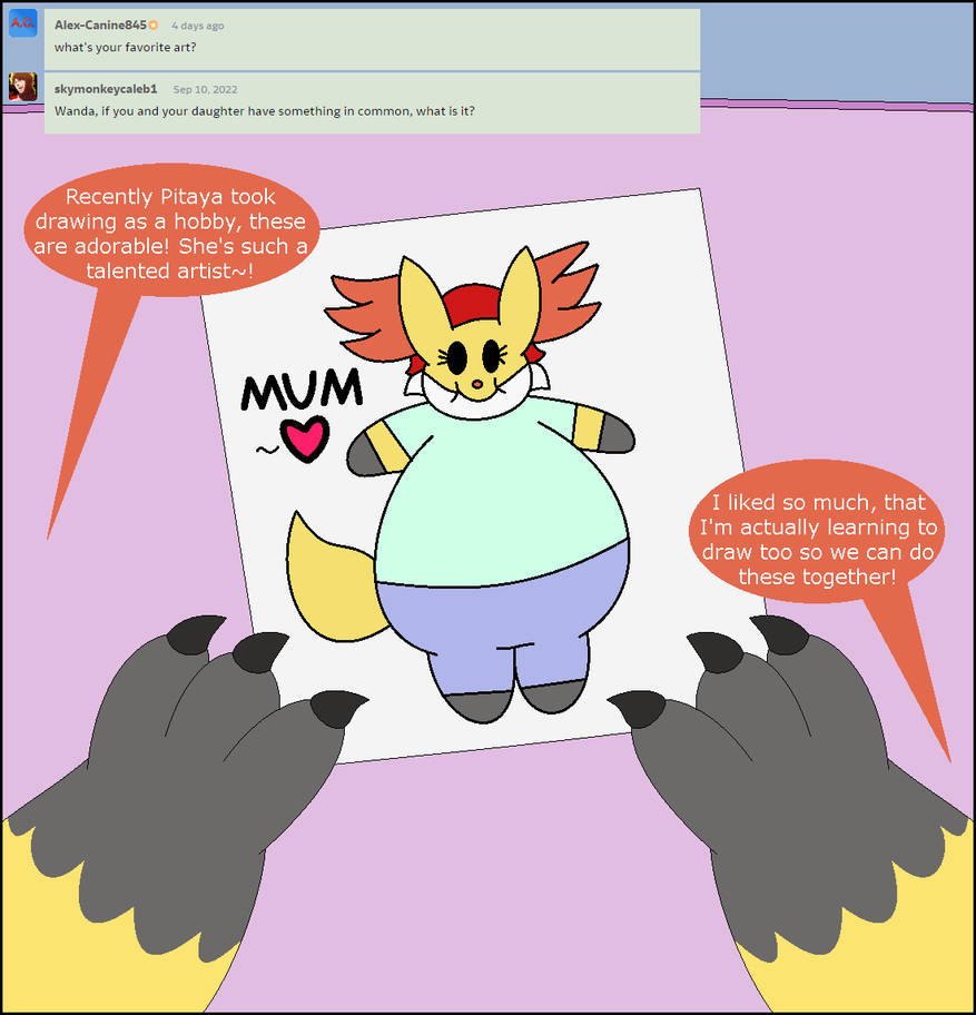 Questions for Wanda 2022 #4 by AlolaDelphox on DeviantArt