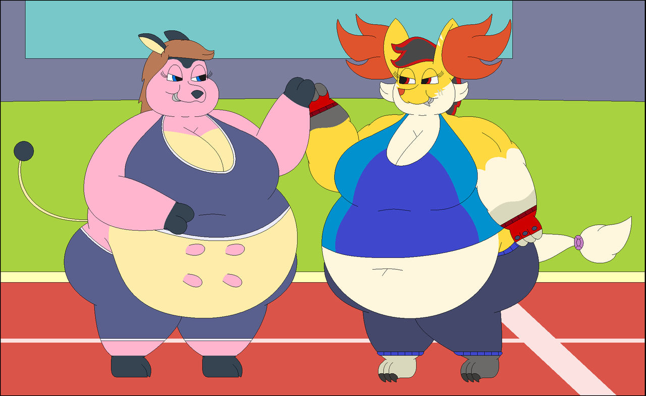 Friendly Large Rivalry by AlolaDelphox on DeviantArt