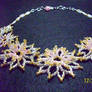 Russian Netted Flower Necklace