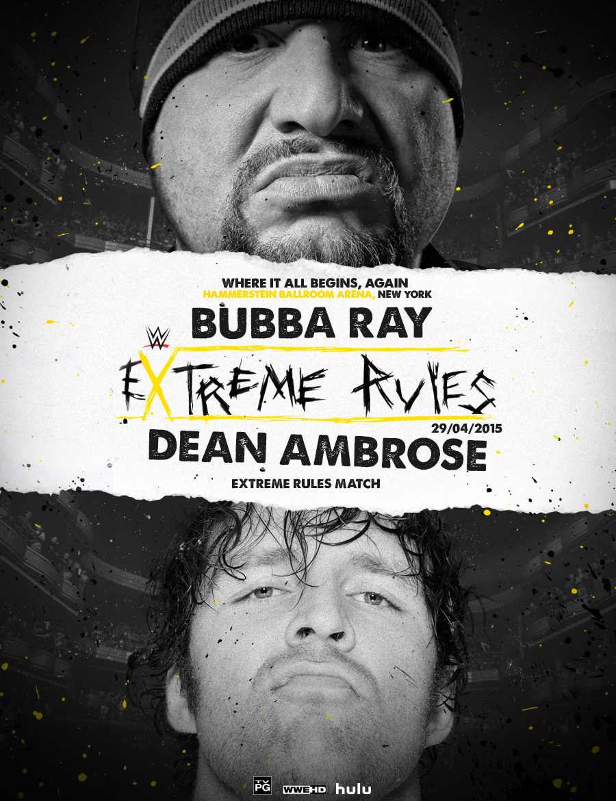 EXTREME RULES - WWE FANTASY POSTER