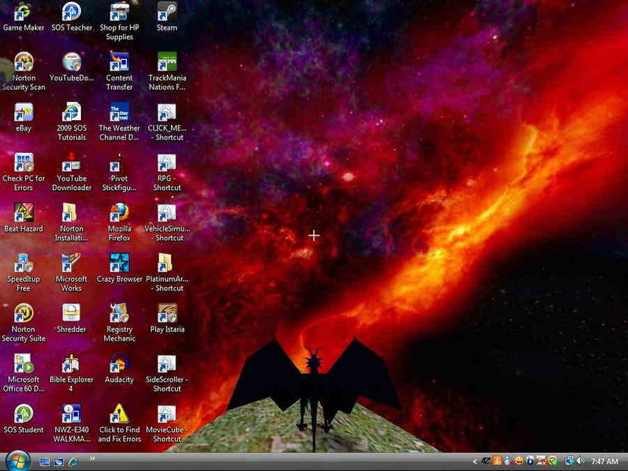 Gaming Computer Desktop Deviantart Desktop V2 by TrenchCloakFigure on DeviantArt
