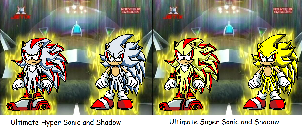 Super Sonic 2 vs Hyper Sonic by TrueBladEdge on DeviantArt