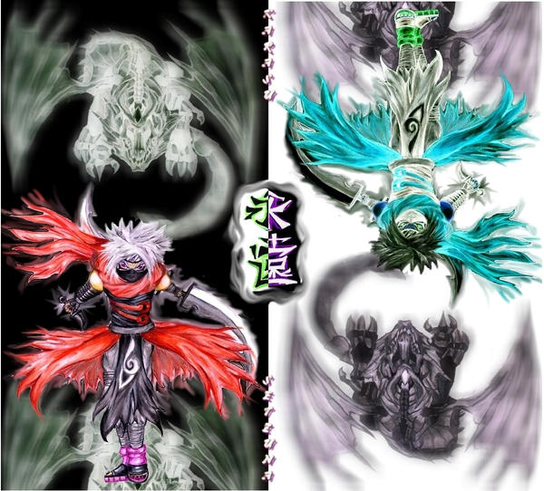 Split personality by Karasu-setzuna on DeviantArt