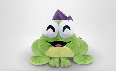 Junktopia Frog Youtooz Sitting Plushie Render