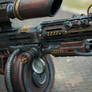 Steampunk Sniper Rifle Gun Machine Thing! 1