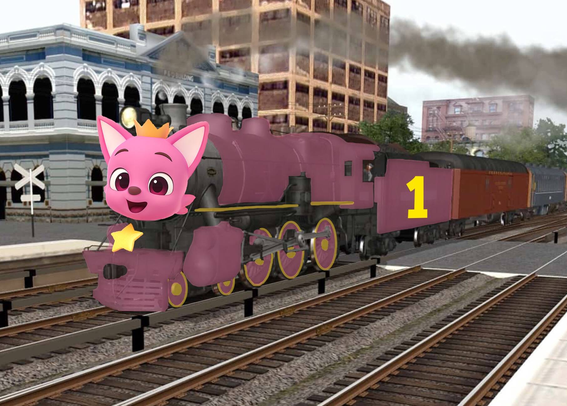 Pinkfong The G5 Pink Fox Engine (Alt) by PinkfongFan101 on DeviantArt