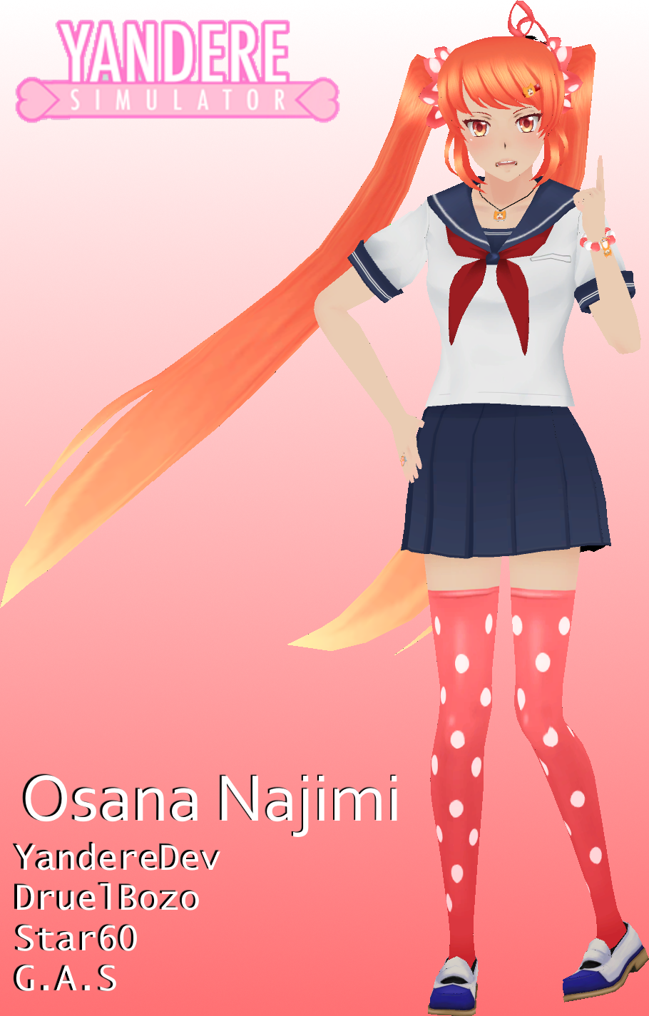 Osana Najimi New Dress Up 2 (Yandere Simulator) by DelisaGrace896 on  DeviantArt