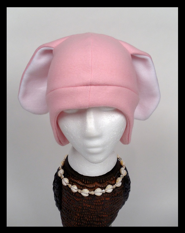 Small Eared Pink Bunny Hat