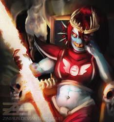 Horrortale - Queen Undyne