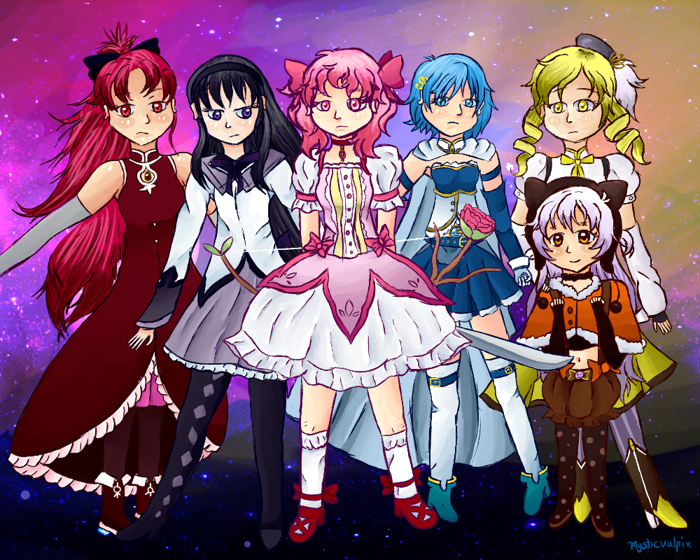 The Girls of Madoka Magica