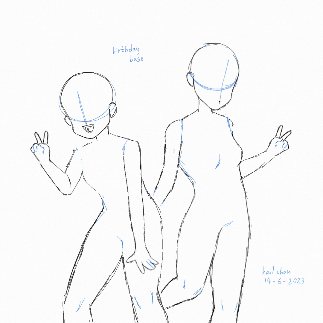 Deviantart Girl Base anime base #1: two girls by hailchann on DeviantArt
