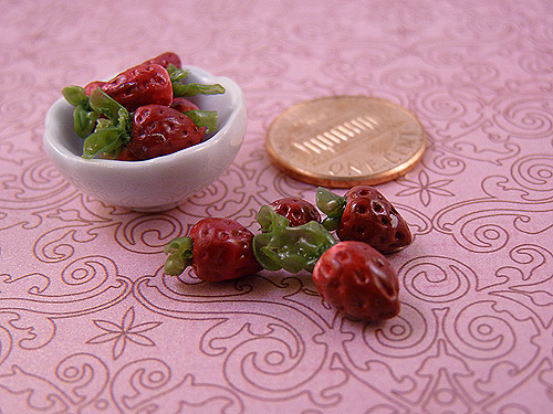 A bowl of strawberries