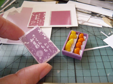 Wagashi Box with Fruit Sweets