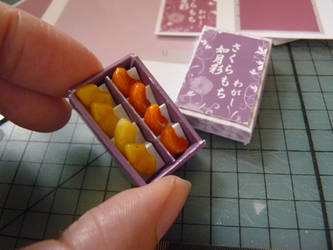 Wagashi Box with Fruit Candy