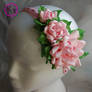 Ribbon Roses headband , kanzashi flower