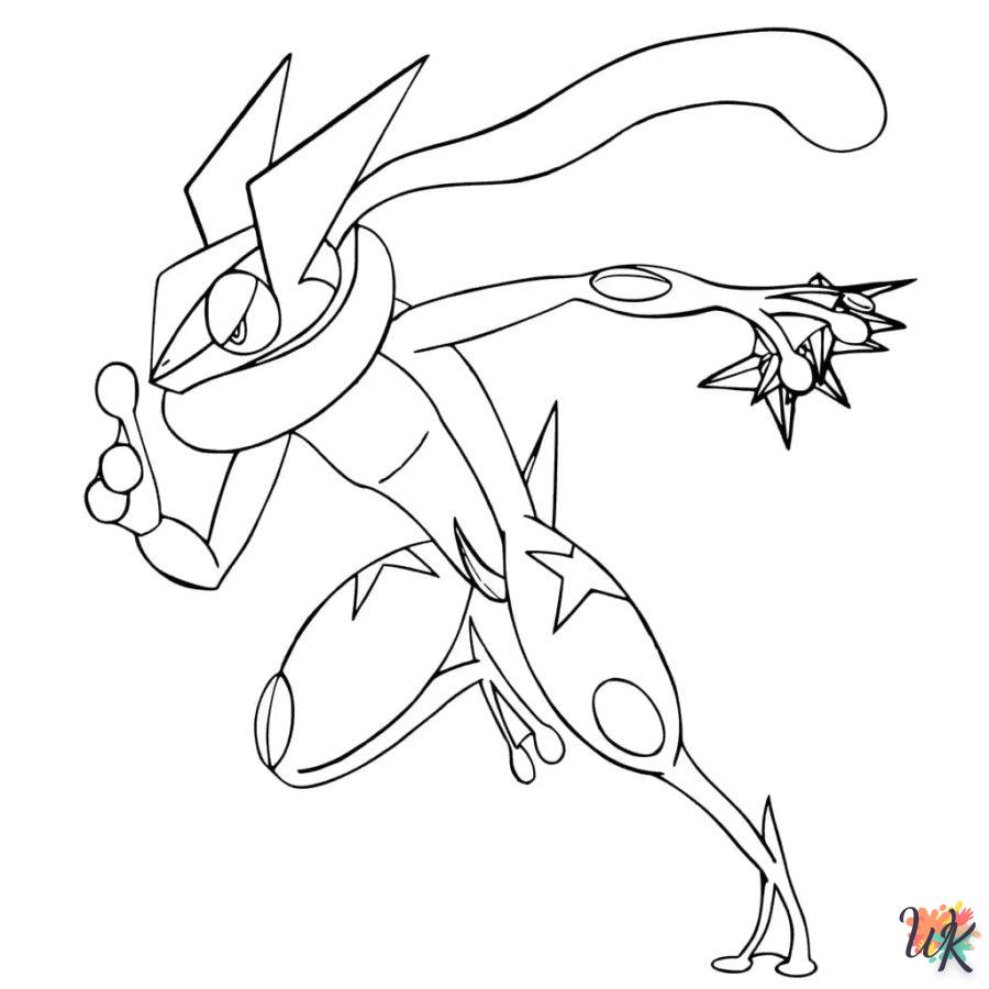 como dibujar a greninja, how to draw greninja