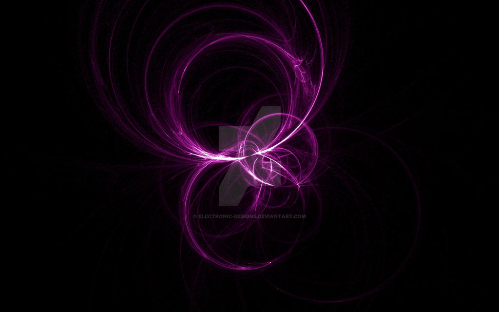 Abstract Circles- Purple