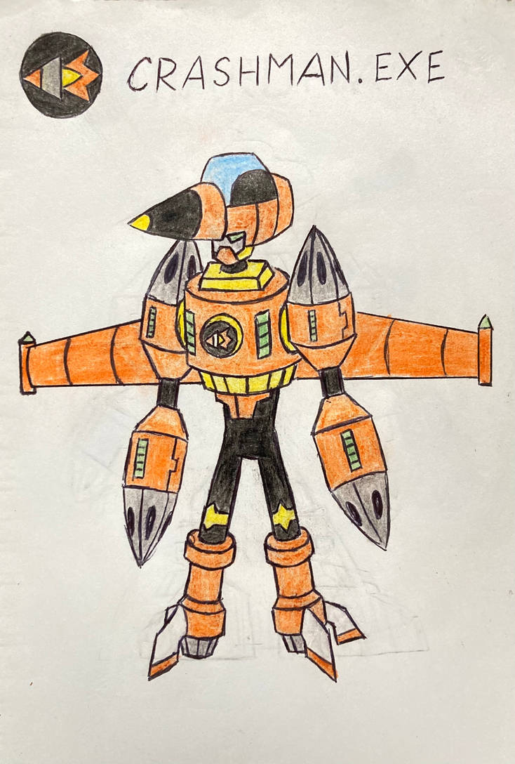 CrashMan.EXE by omegadigimon on DeviantArt