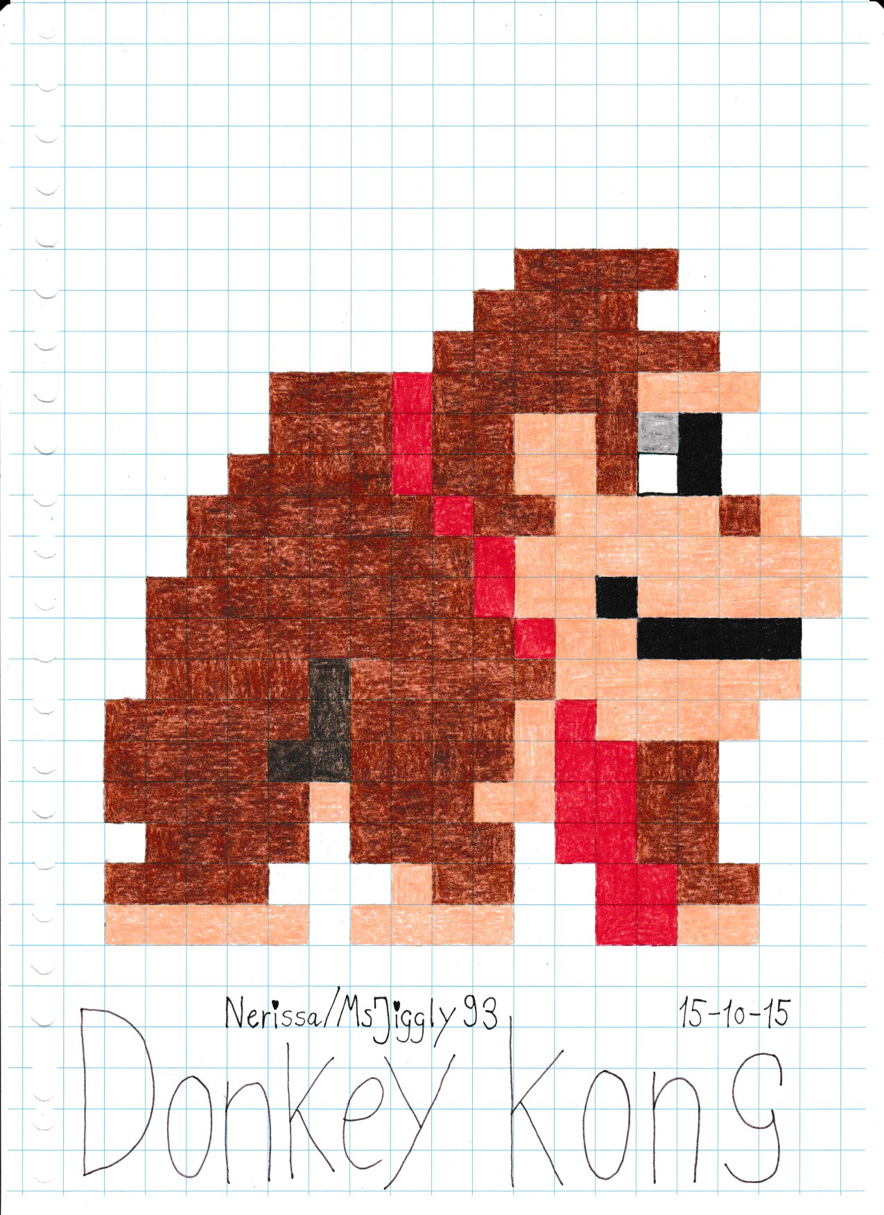 Donkey Kong (8-Bit) by MsJiggly93 on DeviantArt