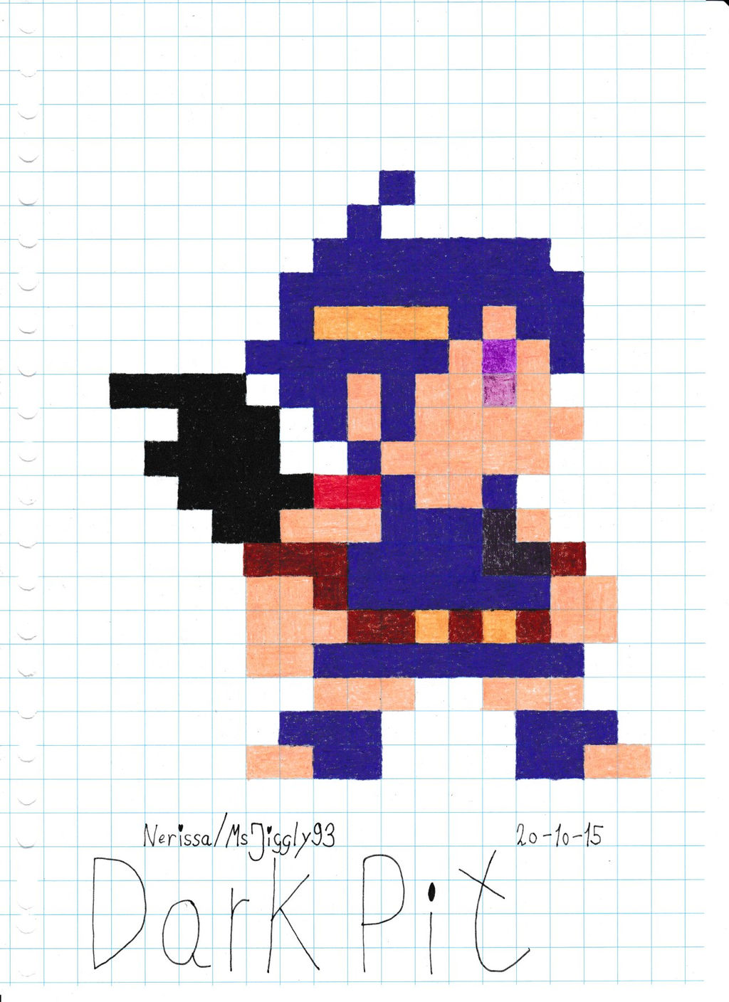 Dark Pit (8-Bit) by MsJiggly93 on DeviantArt