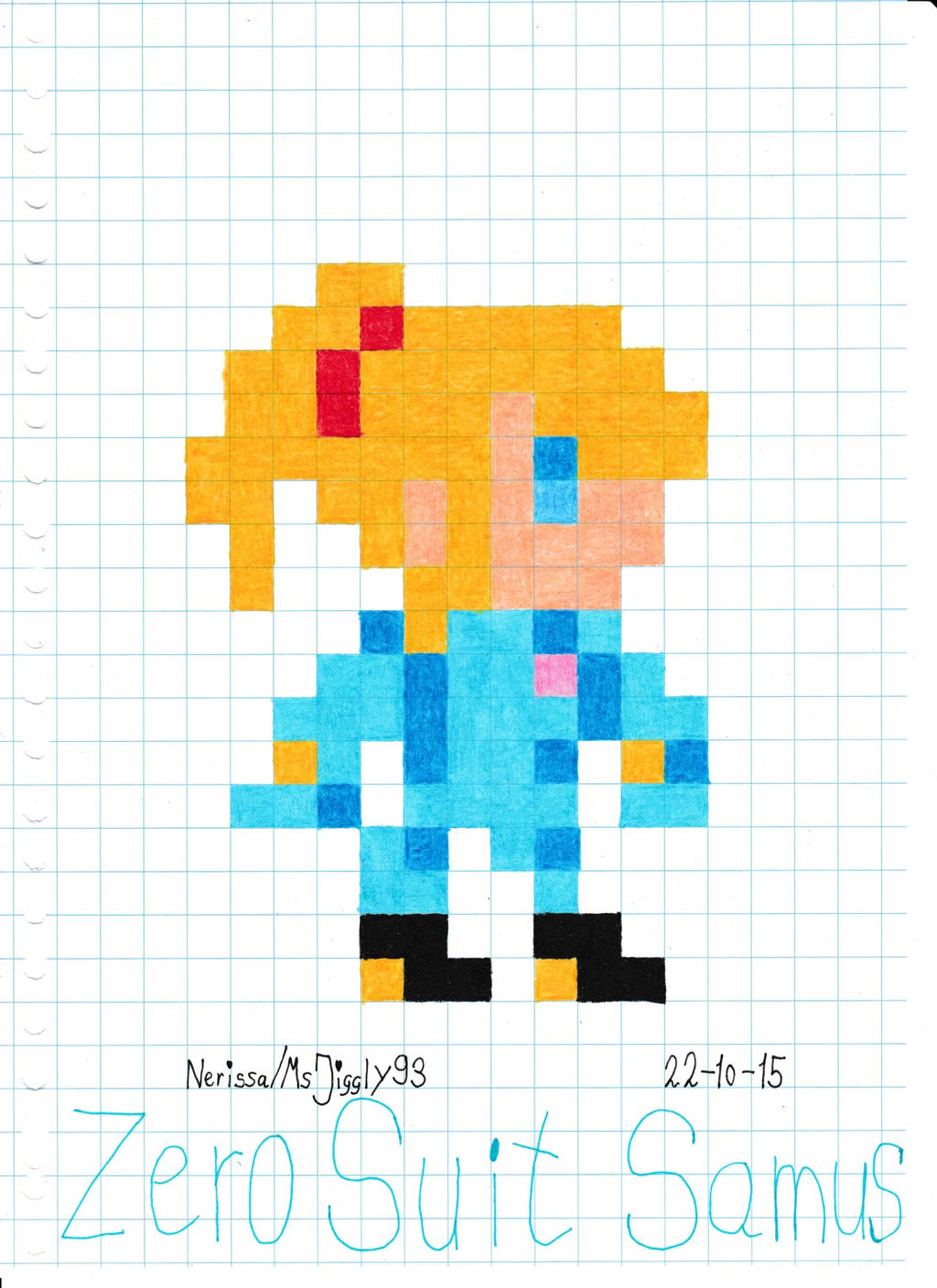 Zero Suit Samus (8-Bit) by MsJiggly93 on DeviantArt