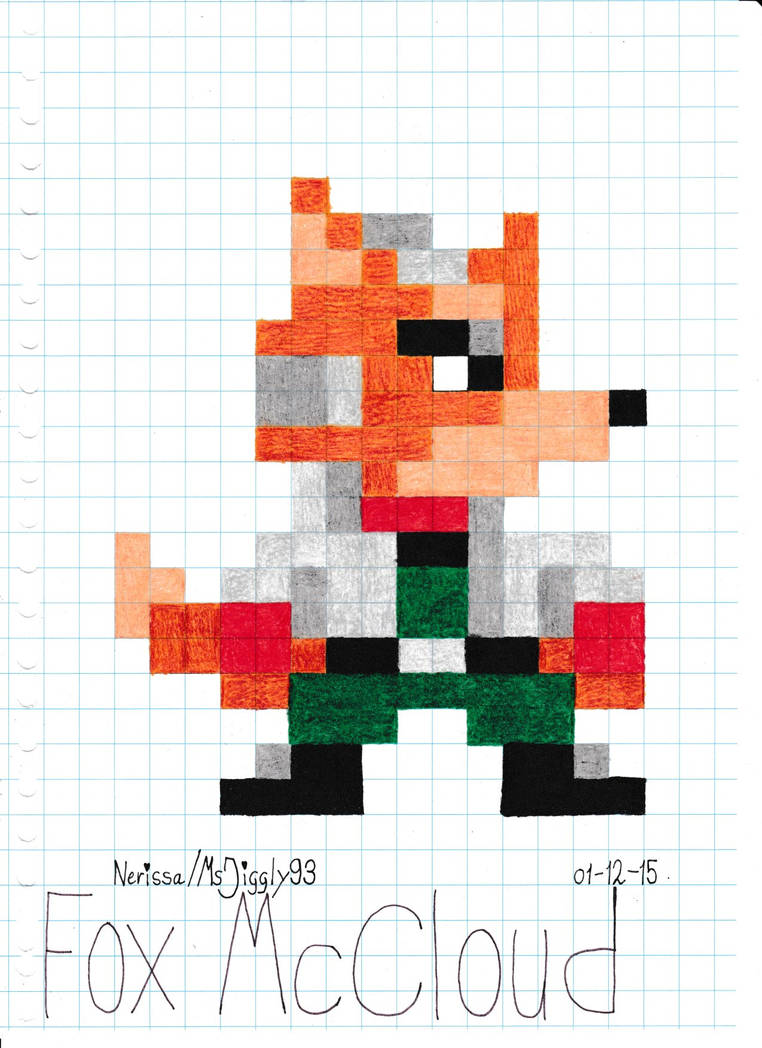 Fox McCloud (8-Bit) by MsJiggly93 on DeviantArt