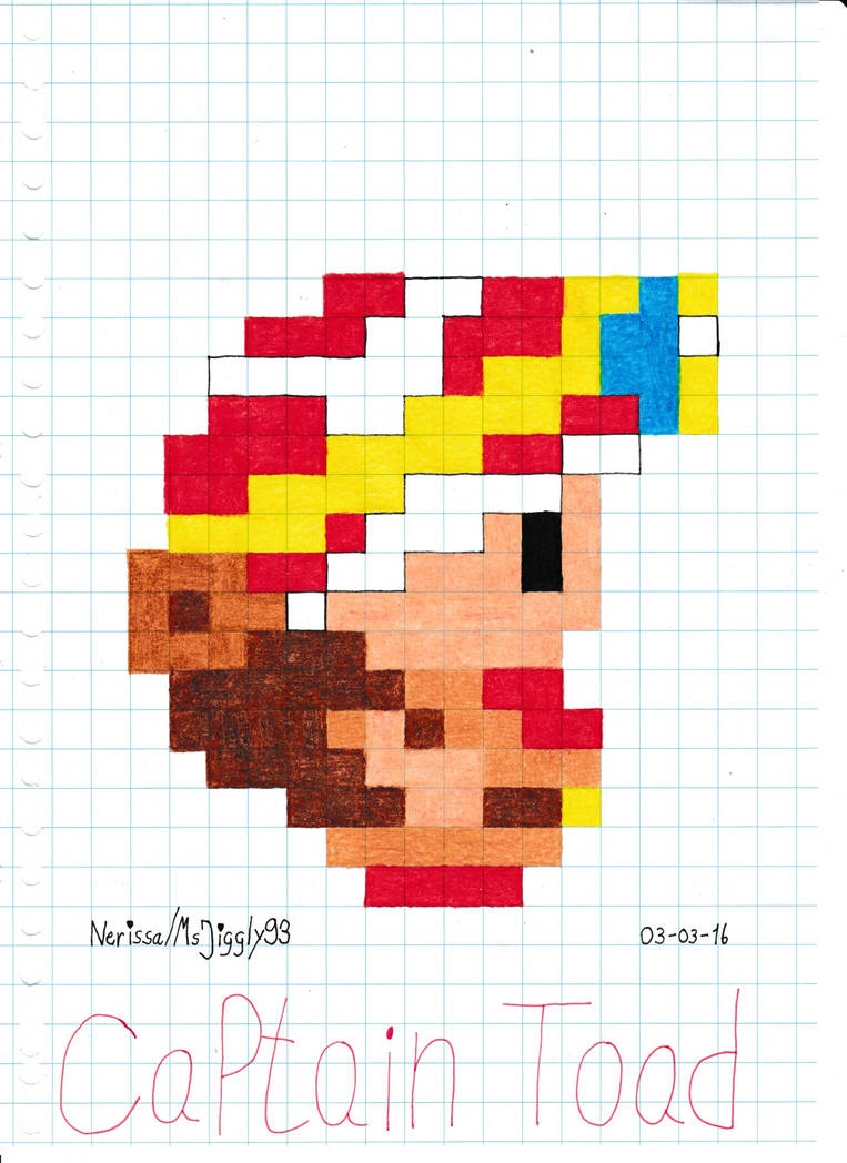 Captain Toad (8-Bit) by MsJiggly93 on DeviantArt