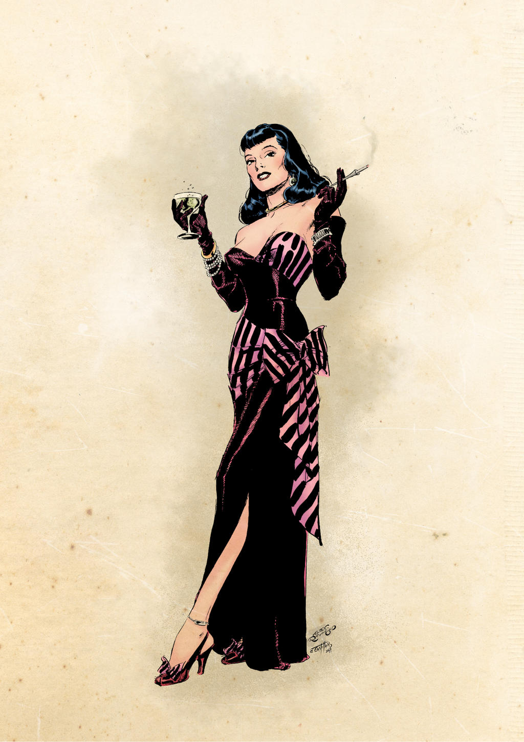 Pagan Lee - Rip Kirby c1946-50 by johncastelhano on DeviantArt