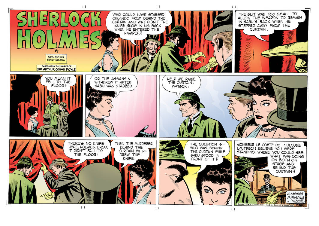 Sherlock Holmes 11-28-1954 (color) by johncastelhano on DeviantArt