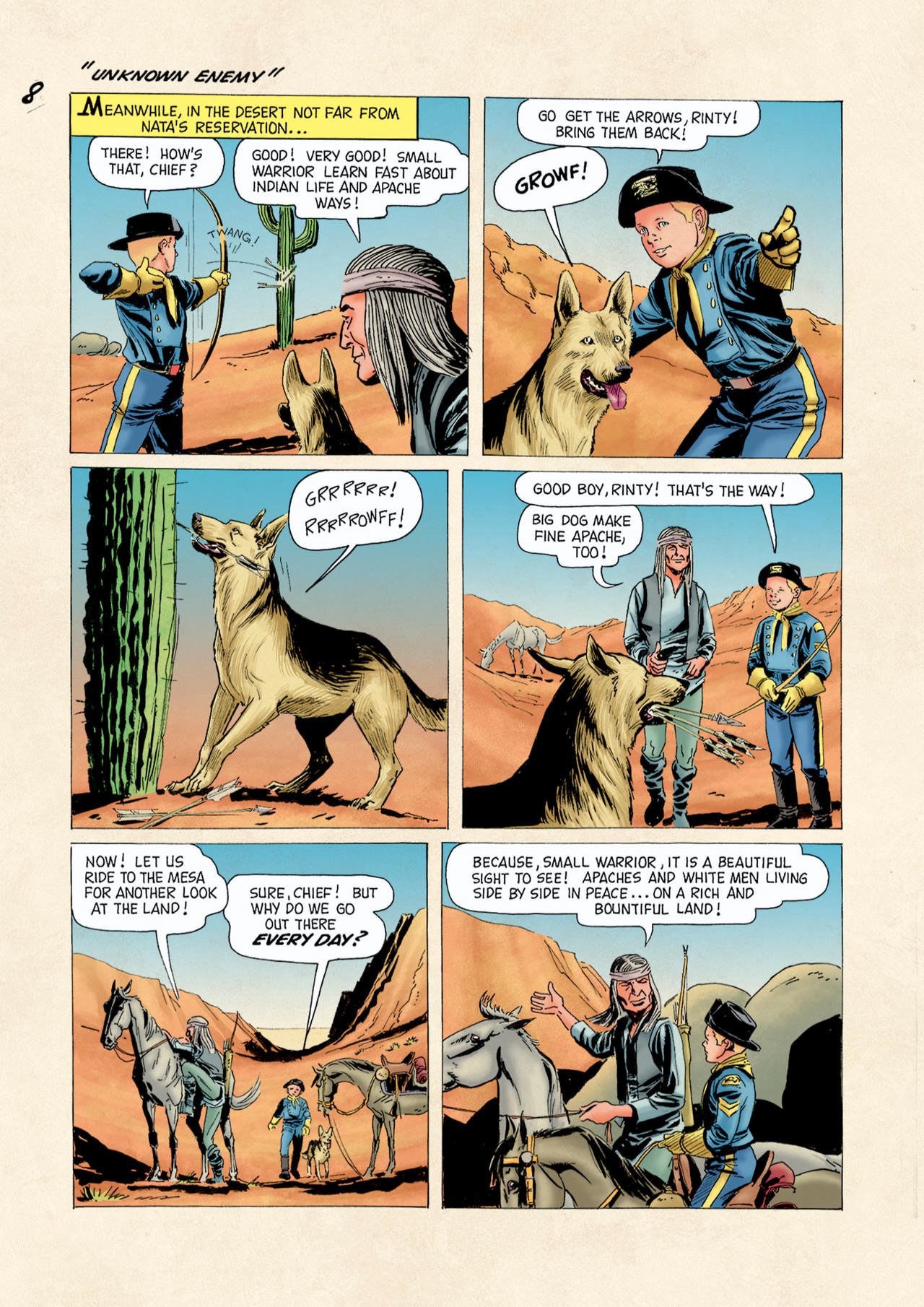 Rin-Tin-Tin #19, 1957 (color) by johncastelhano on DeviantArt