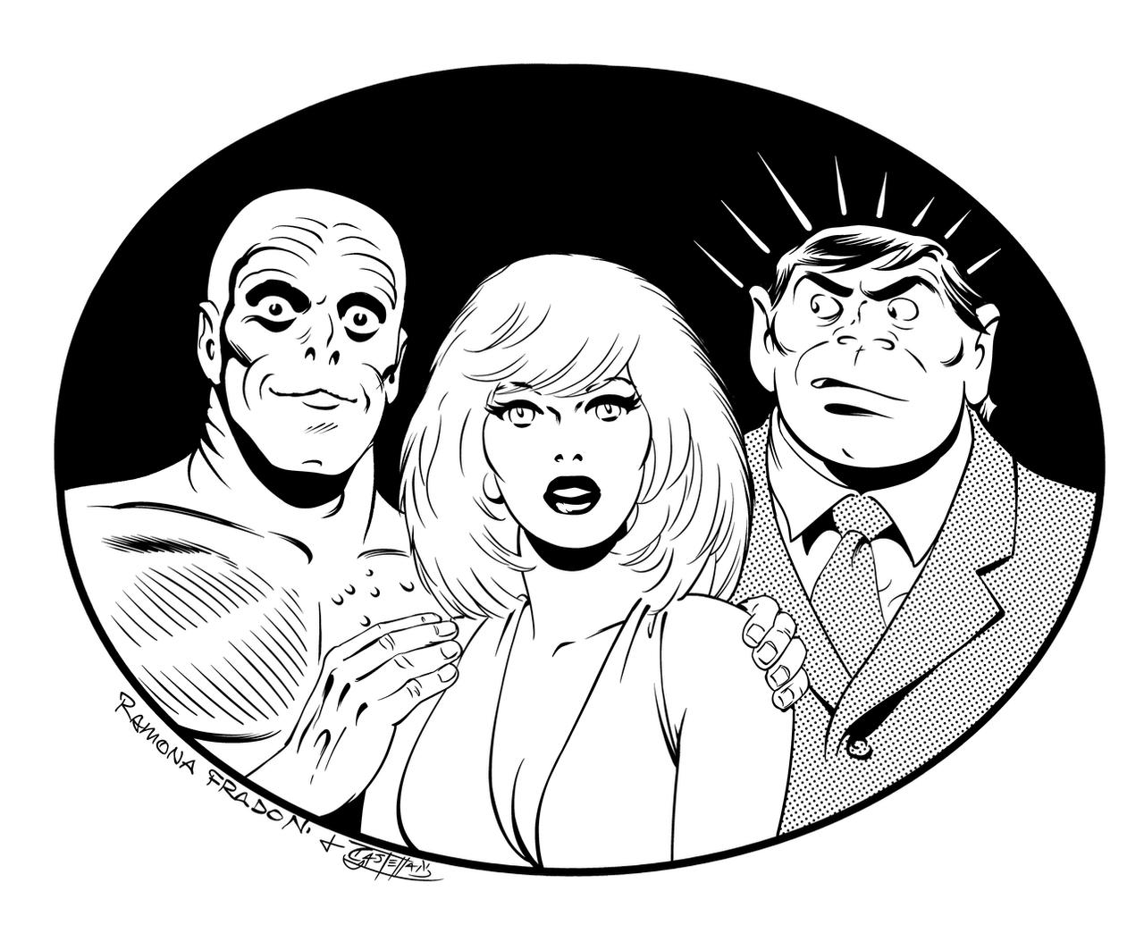Metamorpho Deviantart Metamorpho, Sapphire Stagg and Java (ink) by johncastelhano on DeviantArt