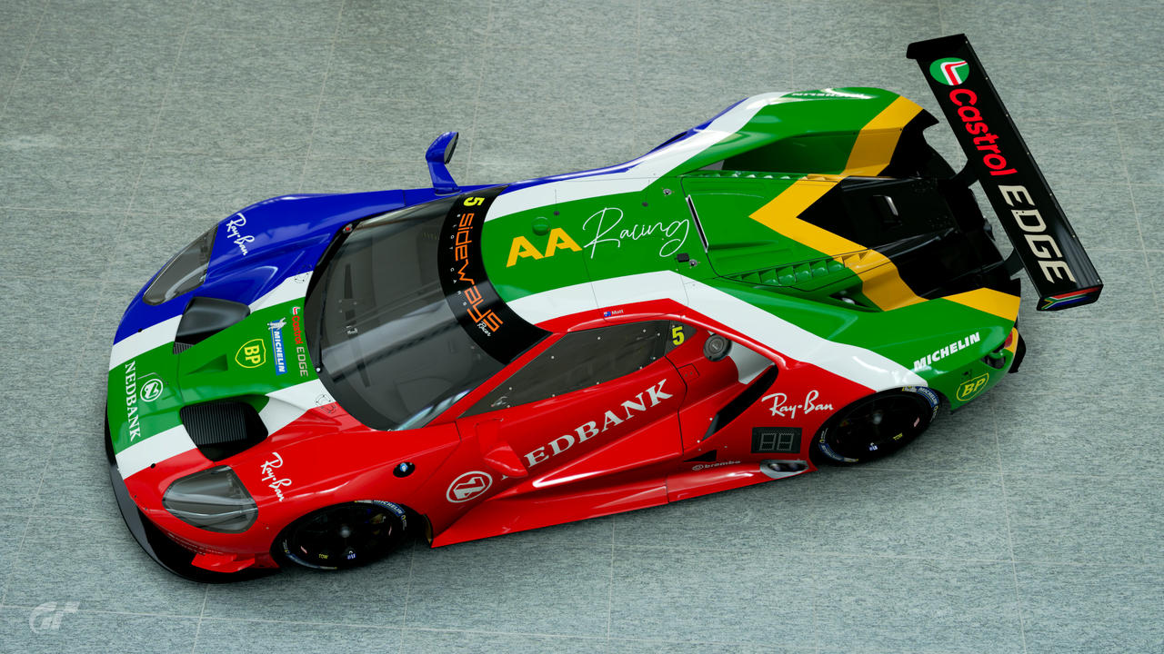 Devaintart Racing Car Ford GT Race Car AA racing #5 NedBank (GT7) by MouldyCrow on DeviantArt