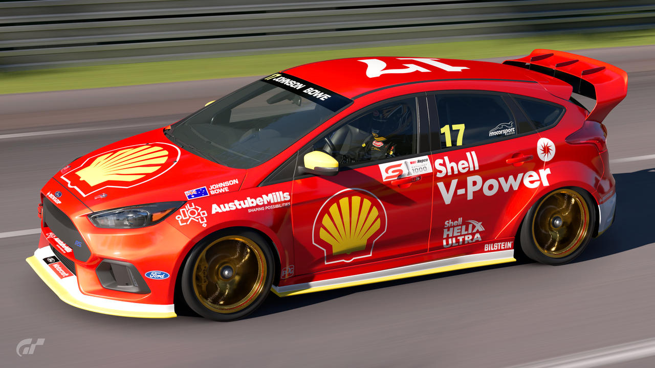 2018 Ford Focus RS with retro livery #17 (GT7) by MouldyCrow on DeviantArt