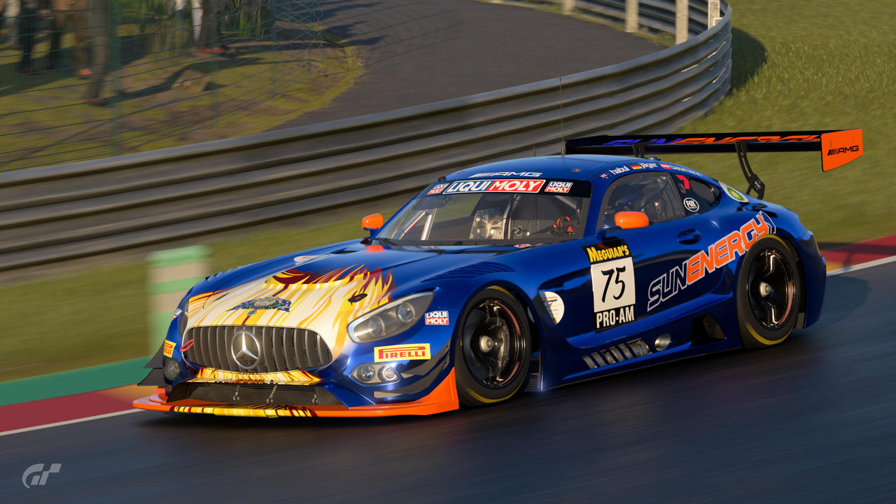 Mercedes-AMG GT3 No.75 SunEnergy1 Racing Petit Le Mans 2017 (Diecast Mercedes-AMG GT3 No.75 SunEnergy1 Racing Petit Le Mans 2017 (Diecast