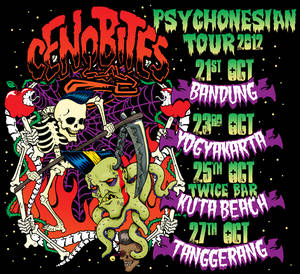 CENOBITES Psychonesian tour poster