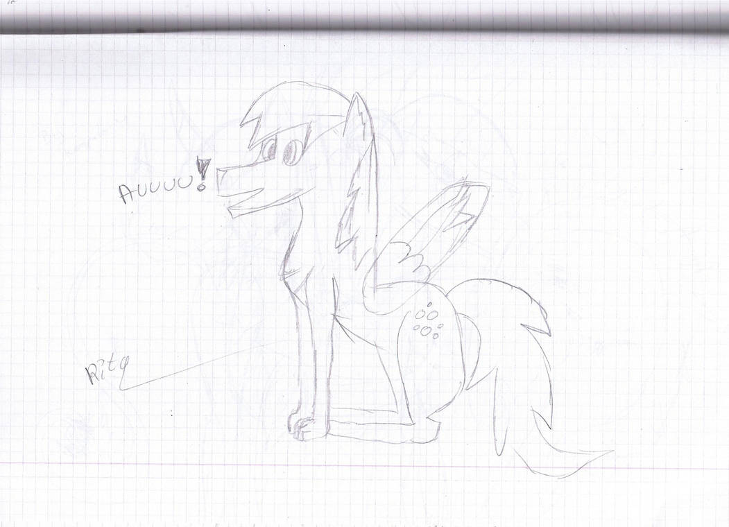 Derpy Wolf sketch by Rita-and-Skipper on DeviantArt