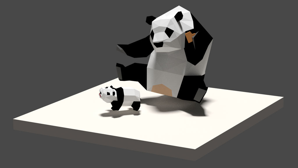 Low Poly Panda